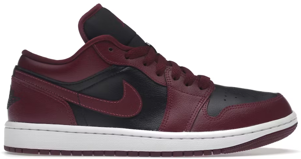 Jordan 1 Low Black Dark Beetroot (Women's) PALISADES