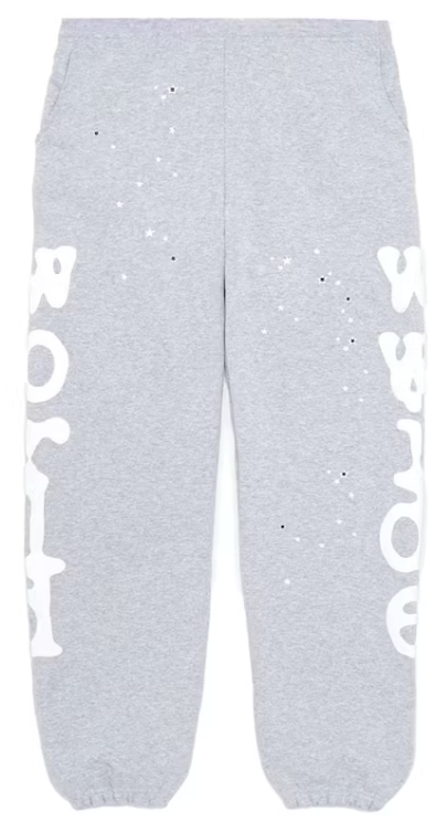 Sp5der Beluga Sweatpants Heather Grey PALISADES