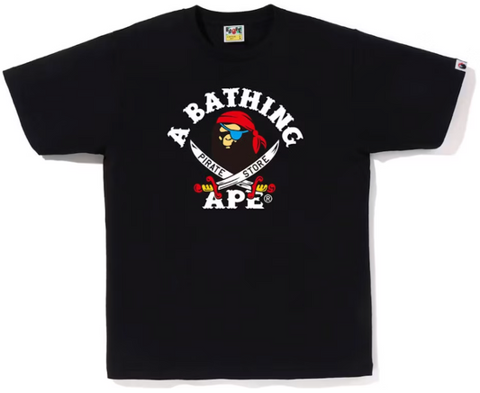 BAPE Ape Pirate Tee Black PALISADES