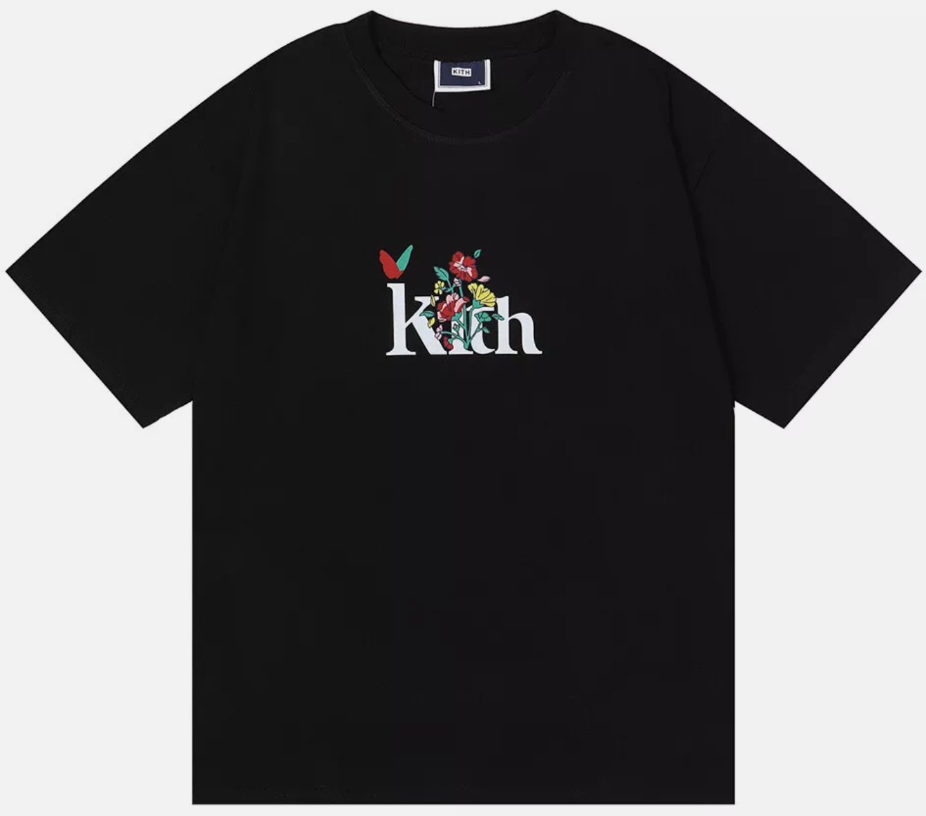 Kith Flower Tee Black  PALISADES