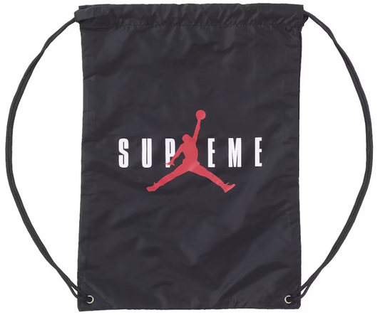 Supreme Jordan Drawstring Bag Black PALISADES