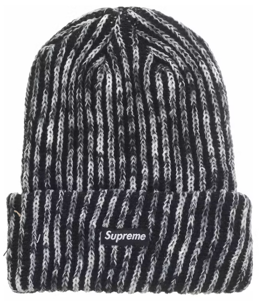 Supreme Rainbow Loose Gauge Beanie Black PALISADES