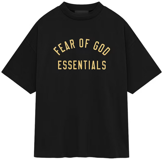 Fear of God Essentials Jersey Crewneck Tee Black