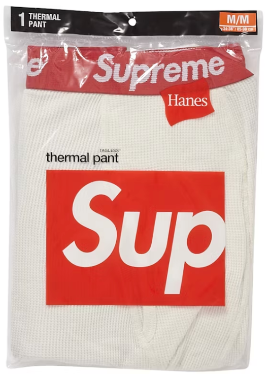 Supreme Hanes Thermal Pant (1 Pack) Natural PALISADES