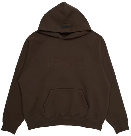 Fear of God Essentials Hoodie Off Black PALISADES
