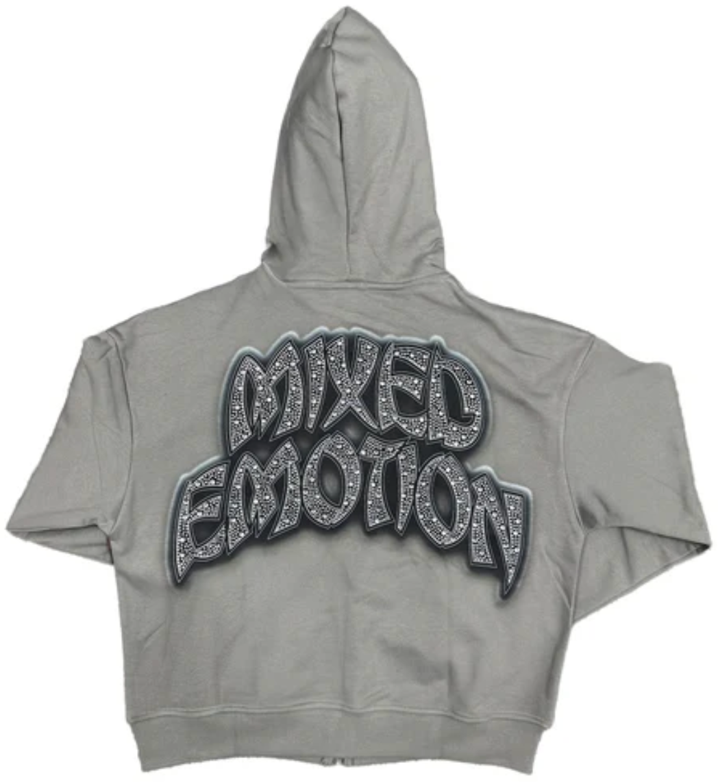 Mixed Emotion Last Ride’ Rhinestone Hoodie PALISADES