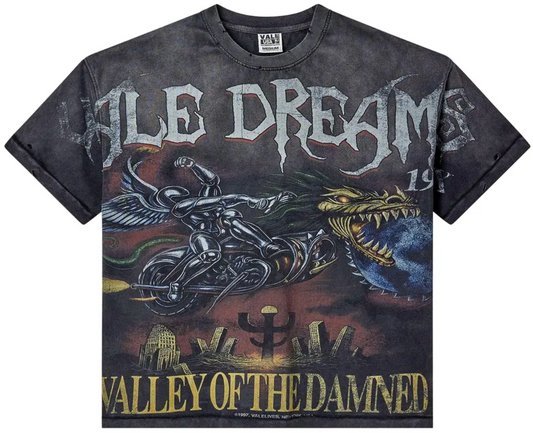 Vale Forever Ride The Dragon Tee Washed Black PALISADES