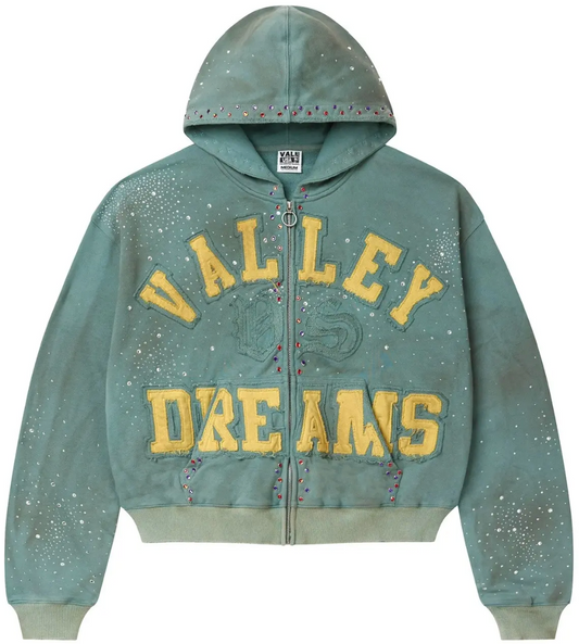 Vale Forever Green Bank Zip Up Valley Dreams Hoodie PALISADES