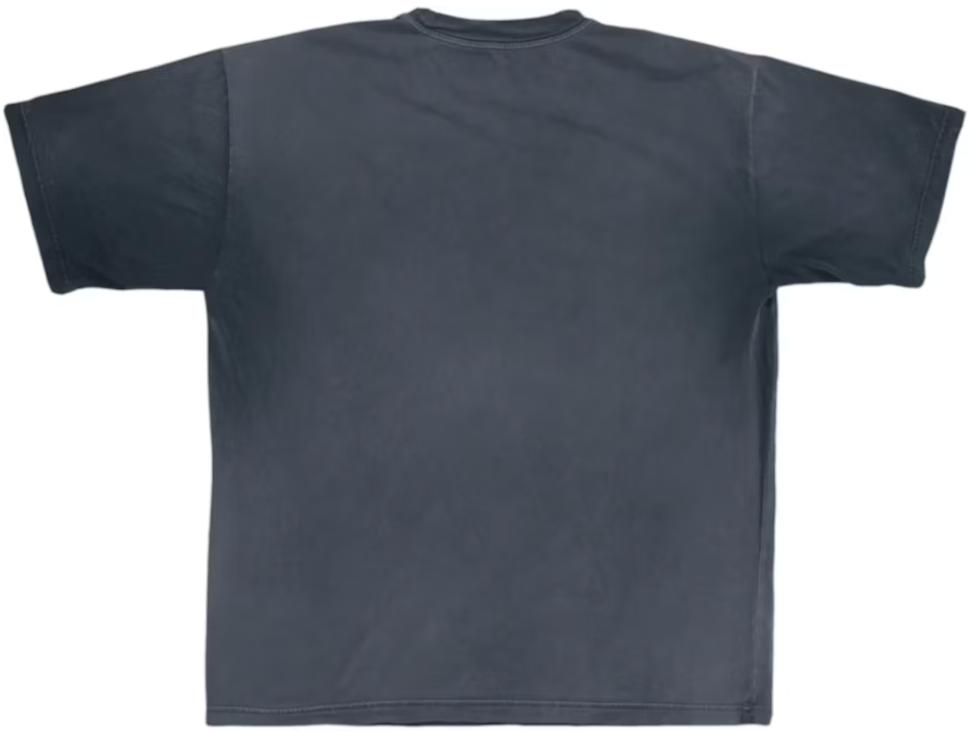 Travis Scott x FC Barcelona Washed Spray Logo Tee Black PALISADES