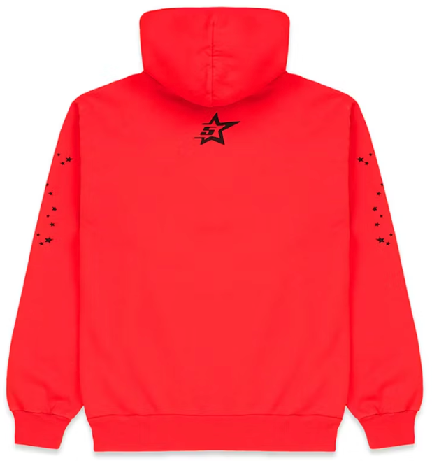 Sp5der P*NK V2 Hoodie Red AMERICAN DREAM