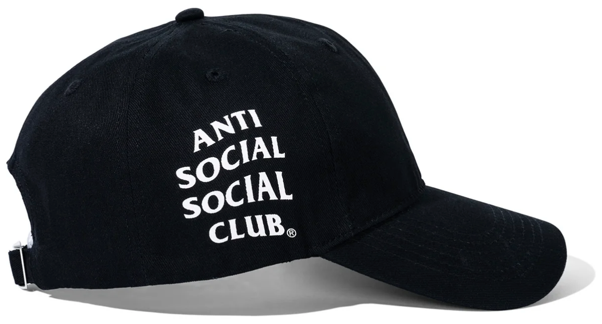 Anti Social Social Club Mind Games Cap Black PALISADES