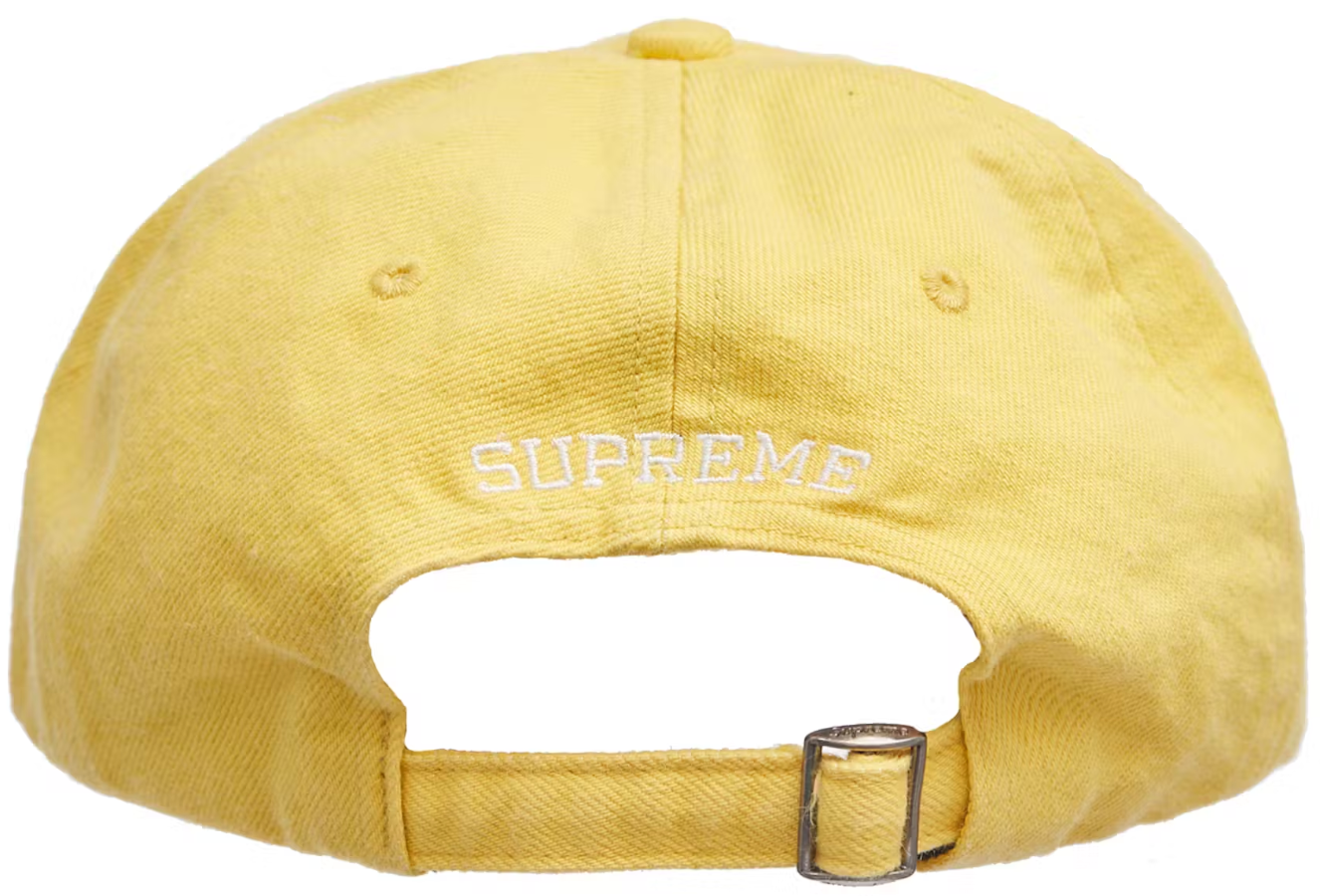 Supreme Kevlar Denim S Logo 6-Panel Yellow PALISADES