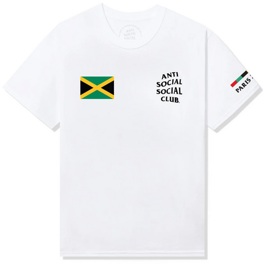 Anti Social Social Club Jamaica Tee White PALISADES