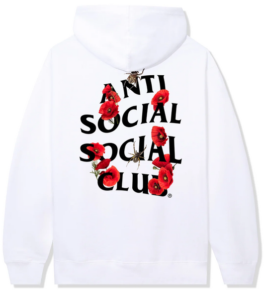 Anti Social Social Club Epigyne Hoodie White PALISADES