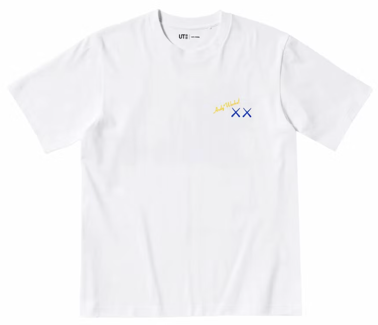 KAWS x Uniqlo Warhol UT Graphic 471321 T-shirt White PALISADES