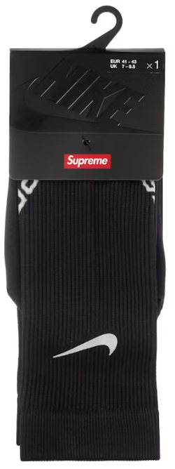 Supreme Nike Spark Crew Sock Black PALISADES