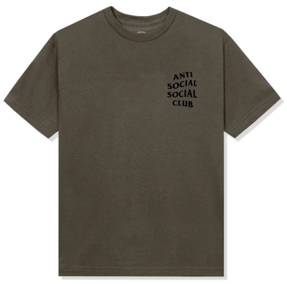 Anti Social Social Club Inferno Tee Dusty Brown PALISADES