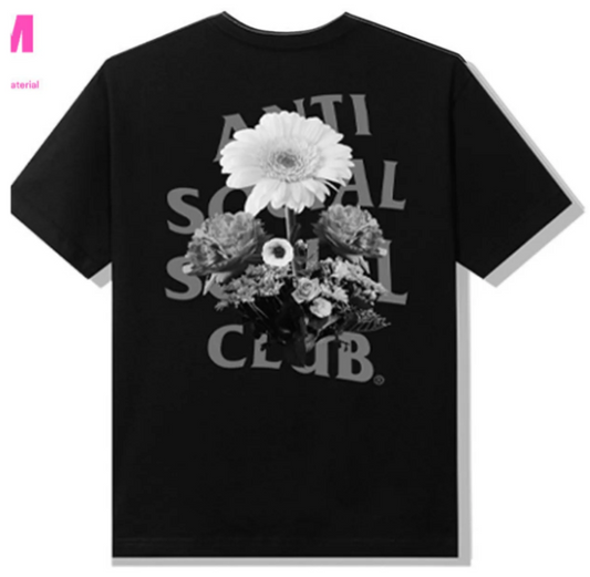 Anti Social Social Club The Ghost Of You And Me Tee Black PALISADES