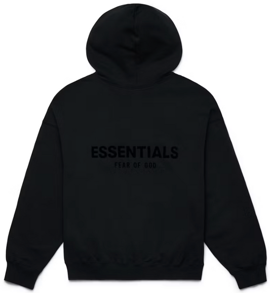 Fear of God Essentials Pullover Chest Logo Hoodie Stretch Limo/Black PALISADES