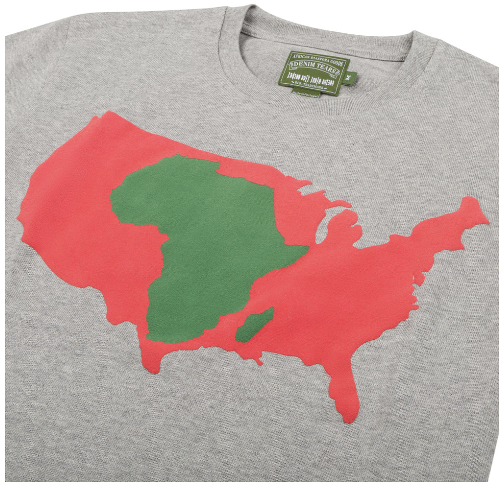 Denim Tears x CPFM Cactus Tears Tee Grey PALISADES