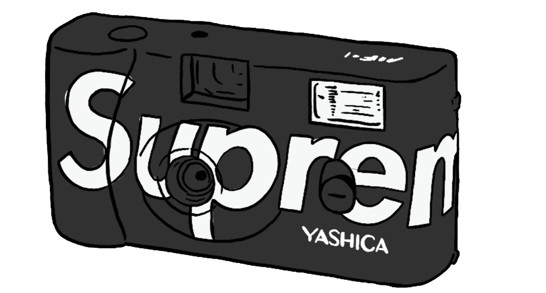 Supreme YASHICA MF-1 Camera Black - カメラ
