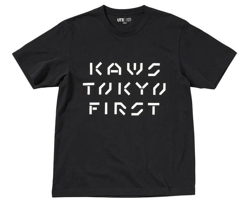 KAWS x Uniqlo Tokyo First Tee (Japanese Sizing) Black PALISADES