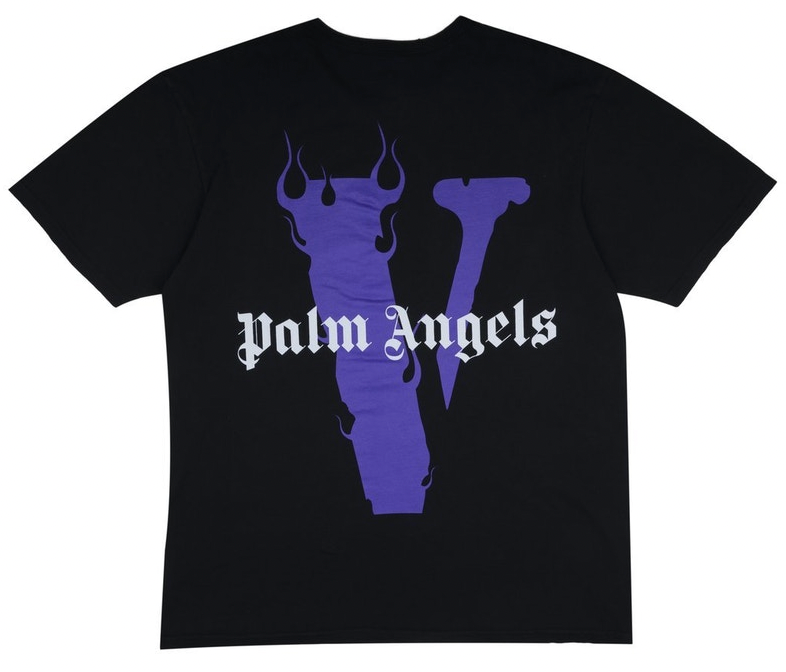 Vlone x Palm Angels White/Purple Tee