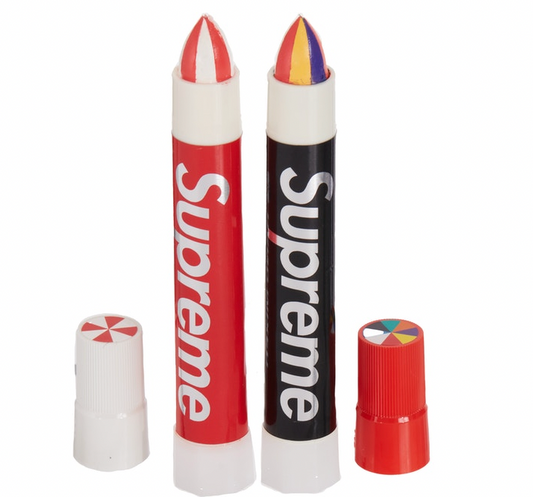 Supreme Hand Mixed Paint Stick (Set of 2) Multicolor