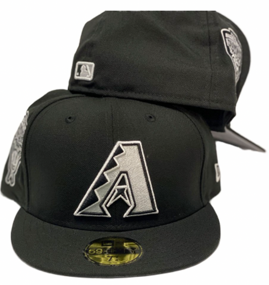 Arizona Diamondbacks Black 1998 Inaugural Season Fitted Hat RIDGE HILL