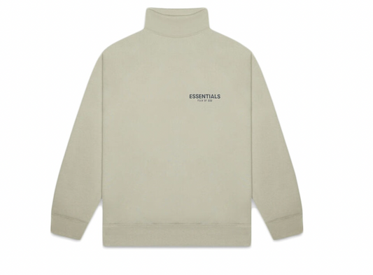 Fear of God Essentials Pull-over Mockneck Sweatshirt Moss