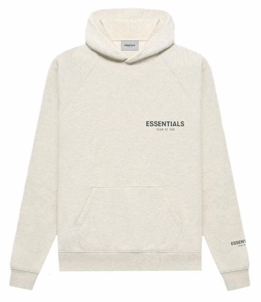 Fear of God Essentials Core Collection Pullover Hoodie Light Heather Oatmeal