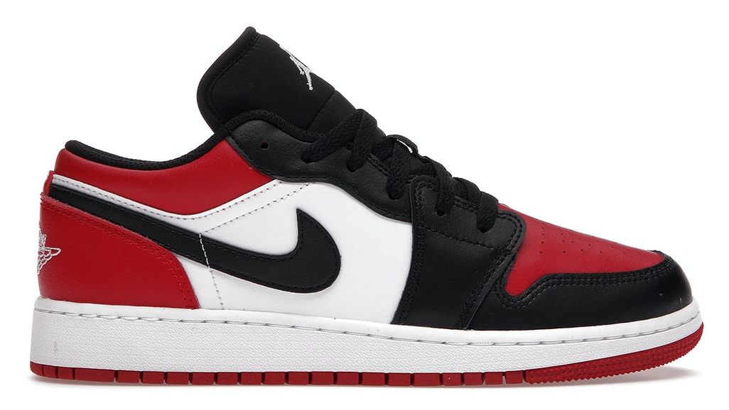 Jordan 1 Low Bred Toe (GS)