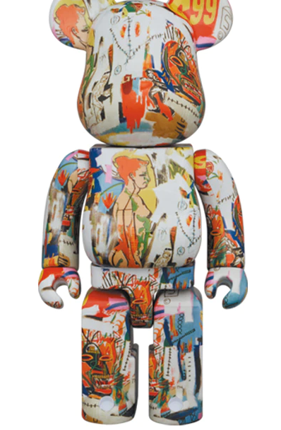 Bearbrick Andy Warhol x JEAN-MICHEL BASQUIAT #4 400% RIDGE HILL