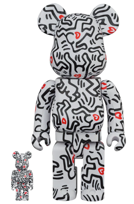 Bearbrick Keith Haring #8 100% & 400% Set AMERICAN DREAM