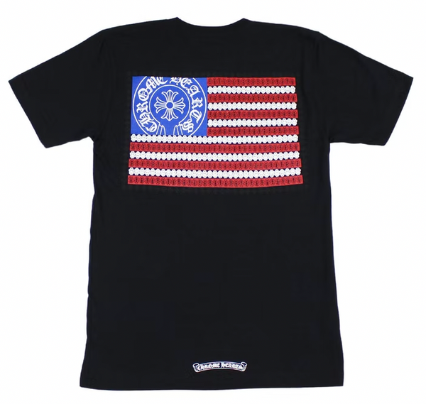 クロムハーツ Dagger USA Flag T-Shirt iveyartistry.com