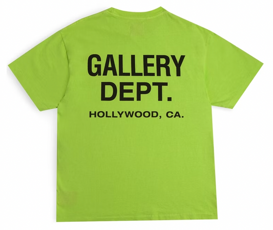 Gallery Dept. Souvenir T-shirt Lime Green