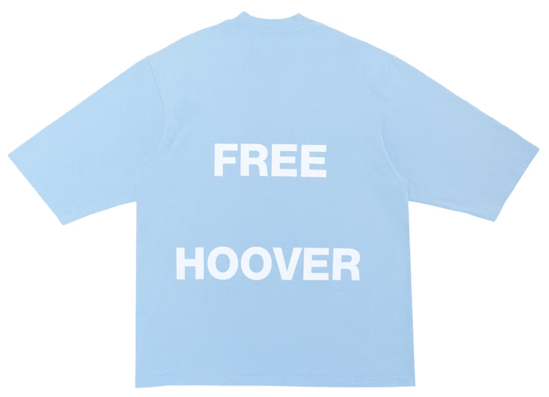 Kanye West & Drake Free Hoover Long T-shirt Light Blue PALISADES