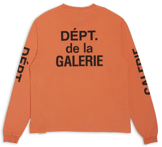 Gallery Dept. French Collector L/S T-shirt Orange/Black AMERICAN DREAM