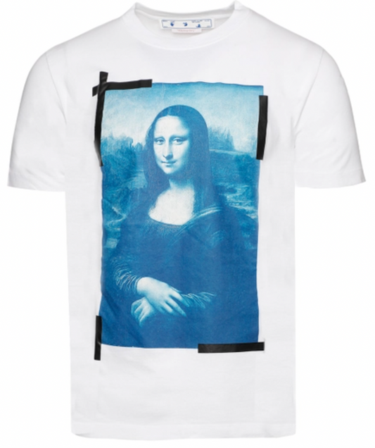 OFF-WHITE Mona Lisa Short Sleeve Slim-fit T-shirt White