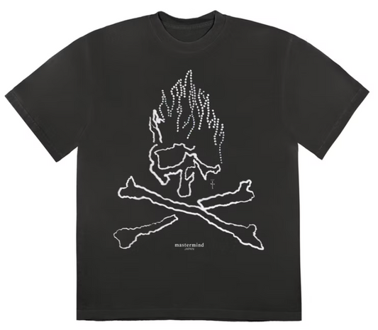 Travis Scott Cactus Jack For Mastermind Skull T-shirt Black AMERICAN DREAM
