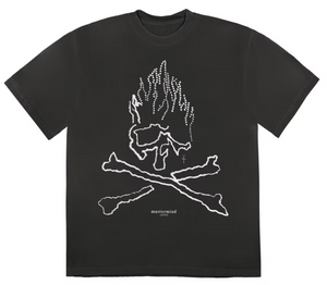 Travis Scott Cactus Jack For Mastermind Skull T-shirt Black RIDGE HILL