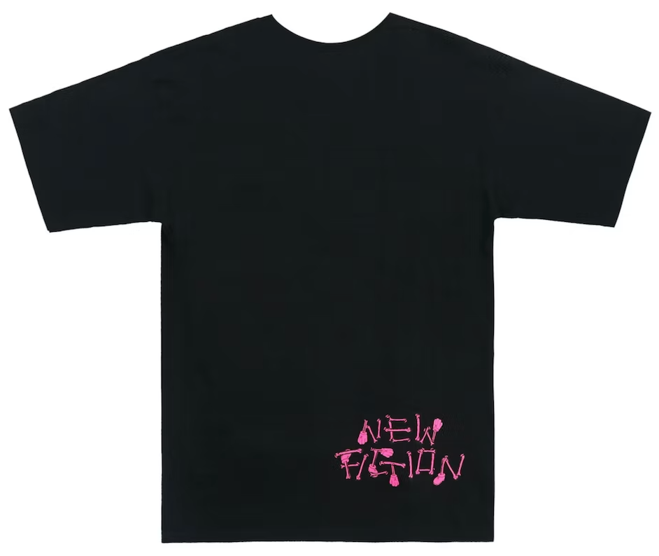 KAWS SKELETON NEW FICTION T-shirt Pink PALISADES
