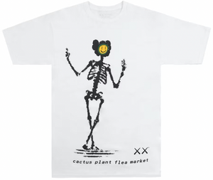 KAWS x Cactus Plant Flea Market T-shirt White TARRYTOWN