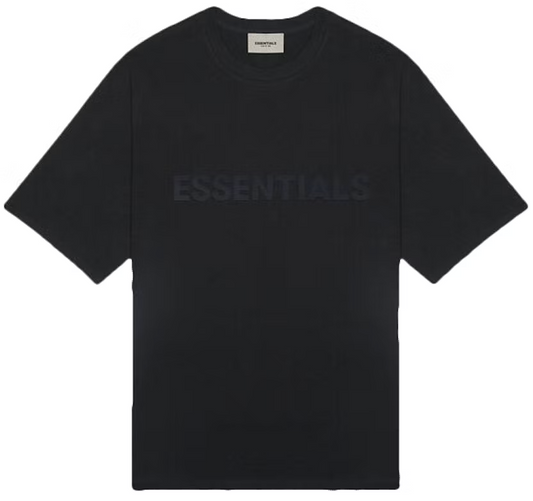 Fear of God Essentials Boxy T-Shirt Applique Logo Dark Slate/Stretch Limo/Black PALISADES