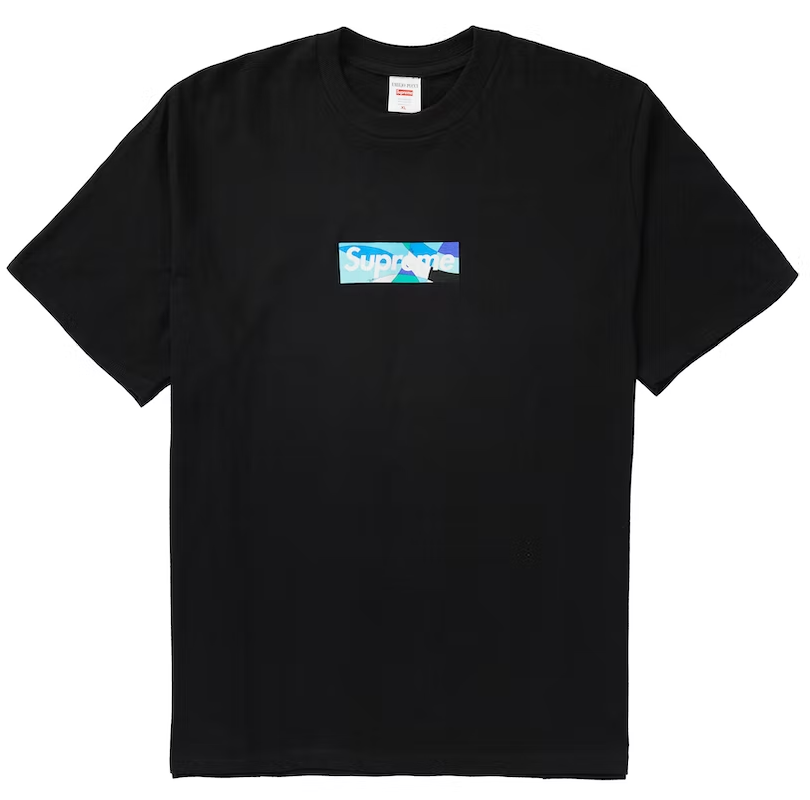 Supreme Emilio Pucci Box Logo Tee Black/Blue PALISADES