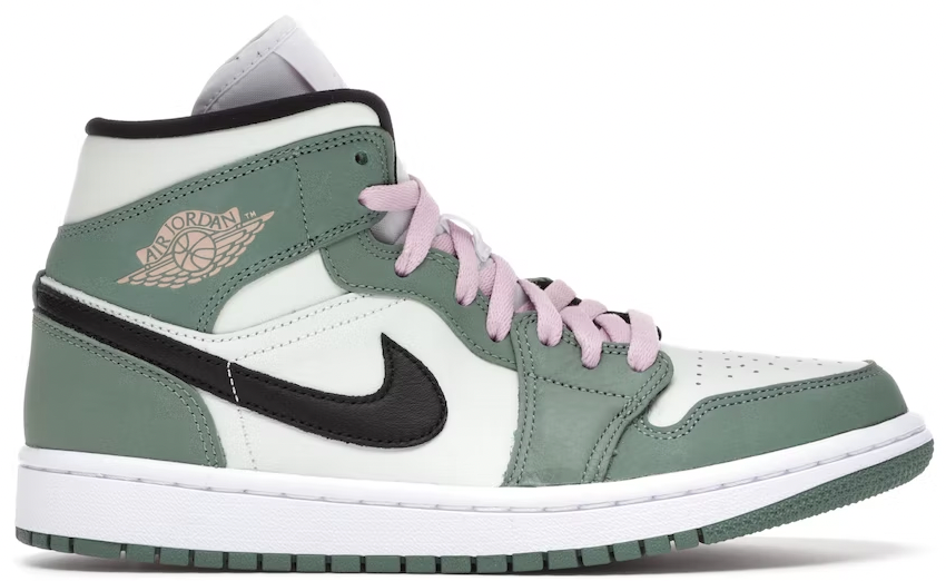 Jordan 1 Mid Dutch Green (Women's) PALISADES