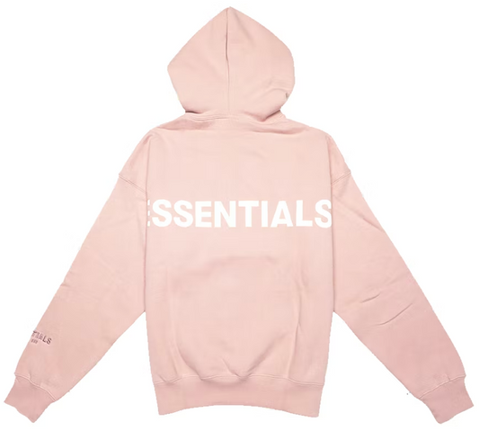 Fear of God Essentials Pink 3M Logo Pullover Hoodie Blush PALISADES