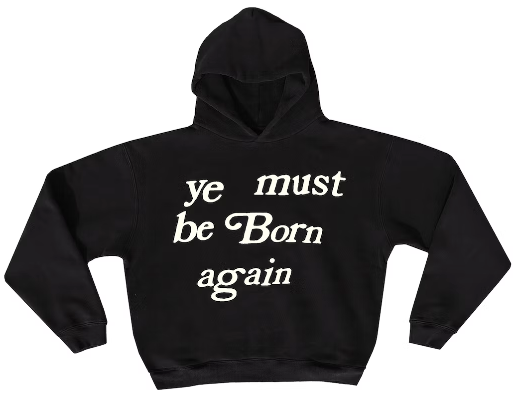 Cactus Plant Flea Market Born Again Hooded Sweatshirt Black PALISADES