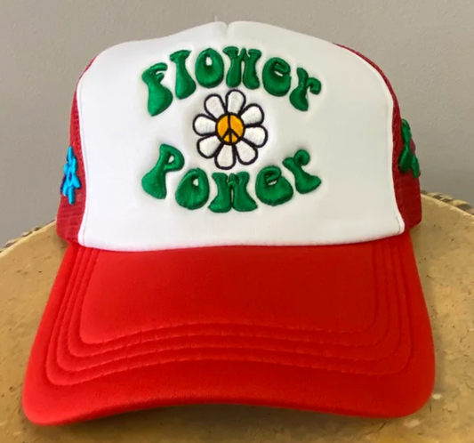 TFG RED FLOWER TRUCKER
