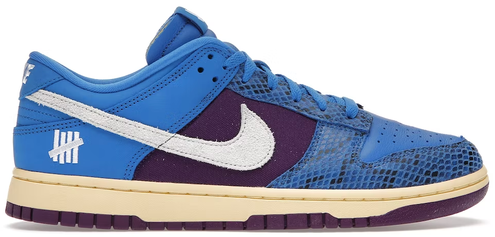 Nike Dunk Low Undefeated 5 On It Dunk vs. AF1